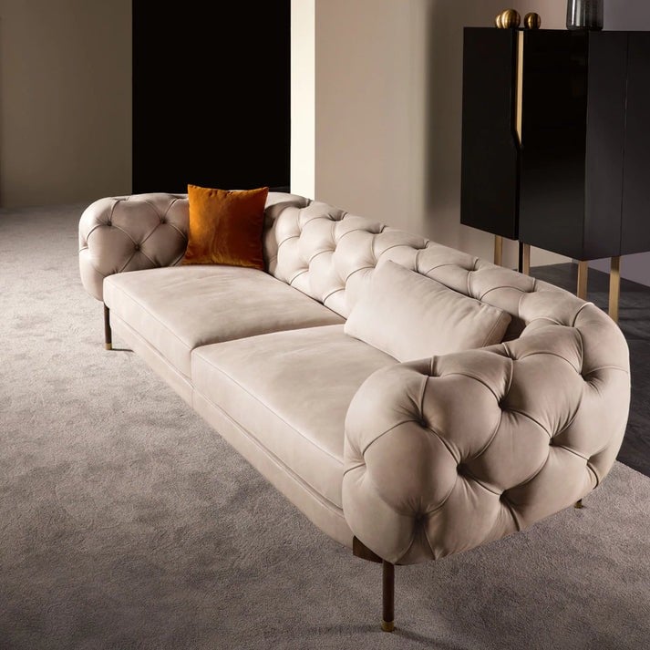 كنبة ثلاث مقاعد مقاس 230 × 100 × 70 سم (عرض × عُمق × ارتفاع) - كود MS_ID_3PSF_00039