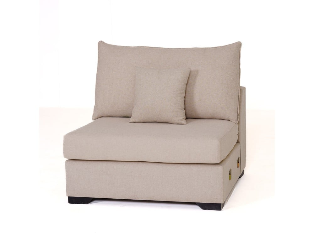 كنبة مقعد واحد مقاس 100 × 100 × 50 سم (عرض × عُمق × ارتفاع) - MS_ID_1PSF_00047