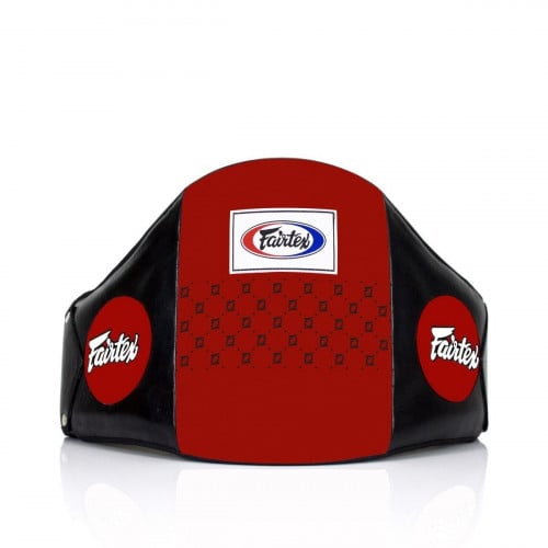 Fairtex Standard Leather Belly Pad - Hook & Loop Waist Wrap