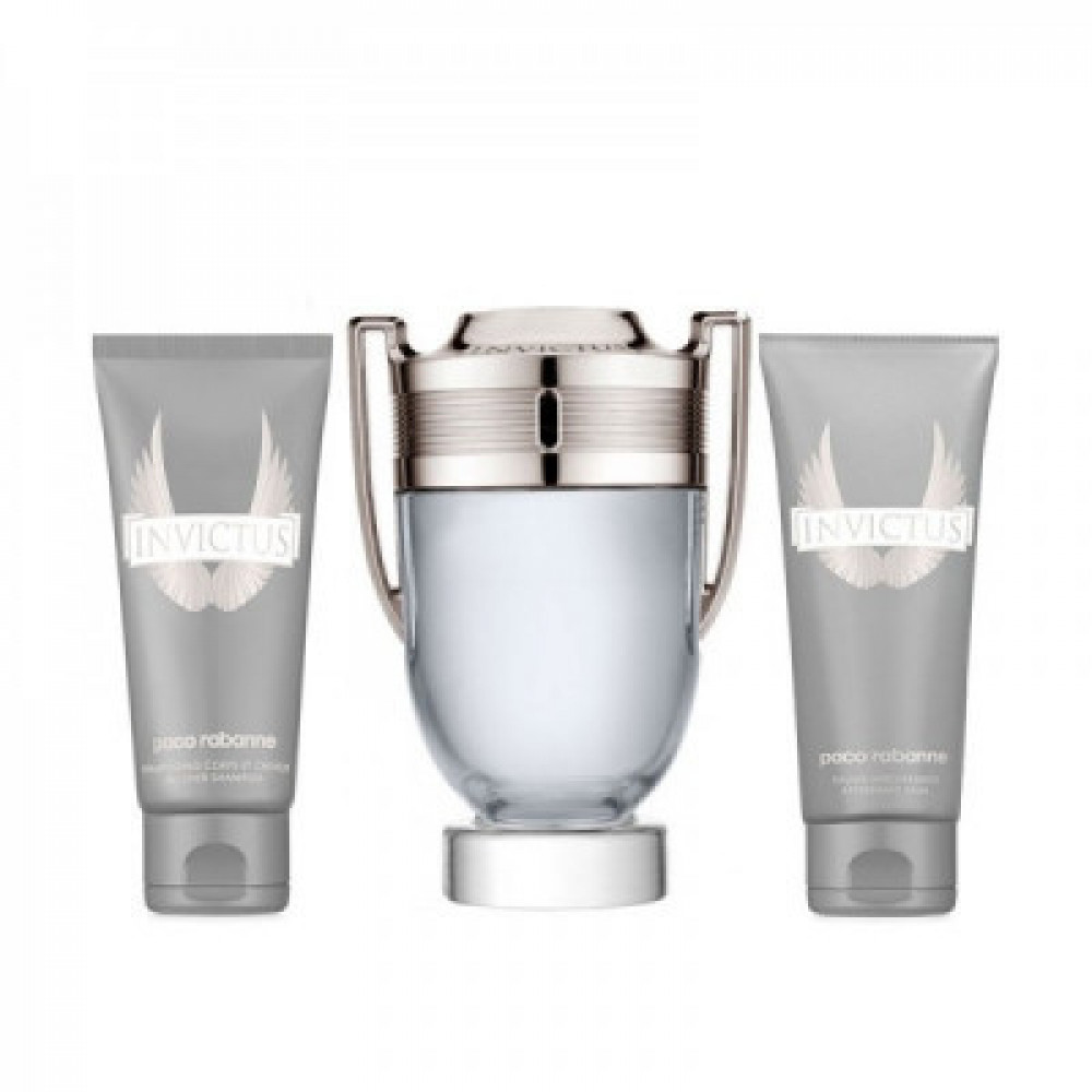 paco rabanne invictus 3 piece gift set