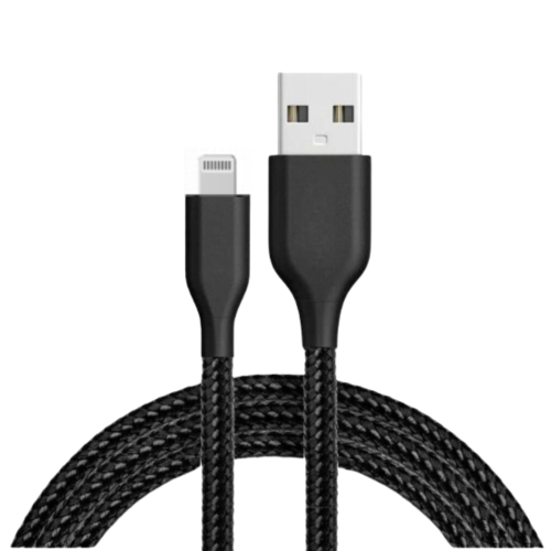 كيبل تكنل USB ايفون (قماش مقاوم للقطع)