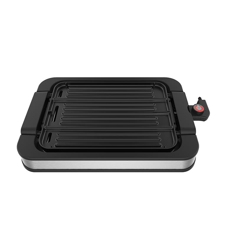 شواية كهرباء ريبون 11x15.5 بوصة - 2000 واط - فضي وأسود - RE-5-078