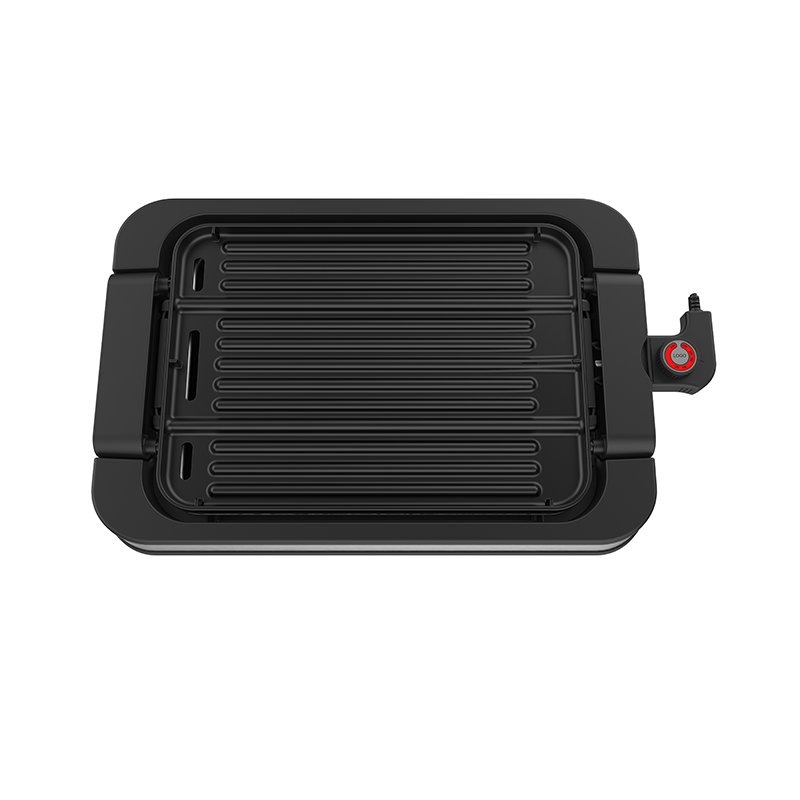 شواية كهرباء ريبون 11x15.5 بوصة - 2000 واط - فضي وأسود - RE-5-078