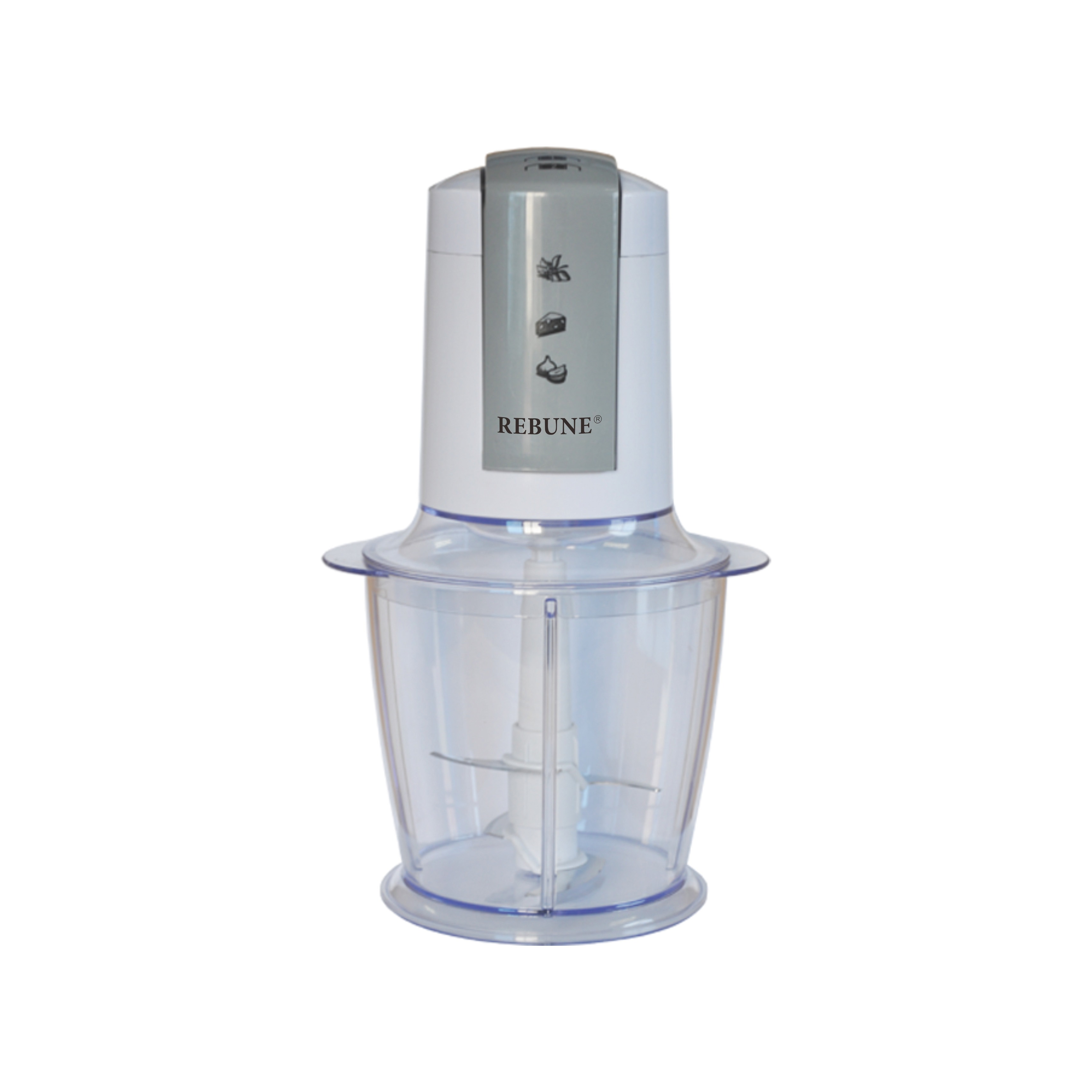 ريبون فرامة خضروات كهربائية 2 لتر 400 واط - سرعتين - أبيض - RE-2-057