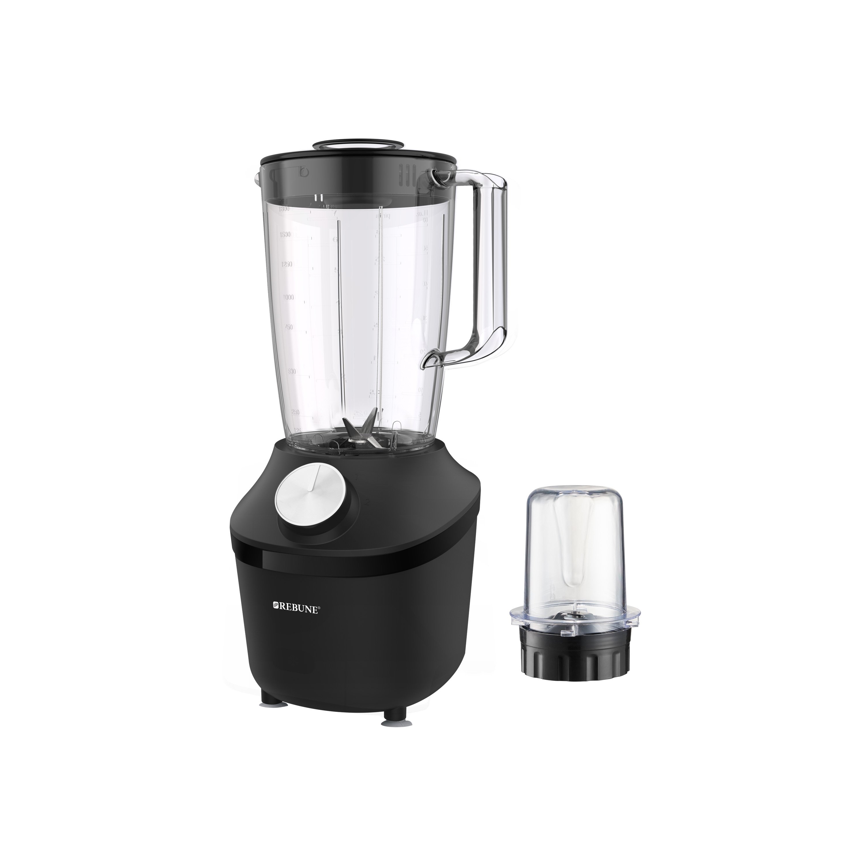 ريبون خلاط كهربائي ومطحنة بهارات 650 واط - 1.8 لتر - RE-2-195