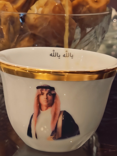 طباعة على فناجيل القهوة - مذهب - للحبة