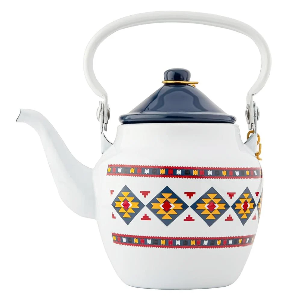 أباريق الشاي الغضار الروشان ذات اللمسة العسيرية الأصيلة