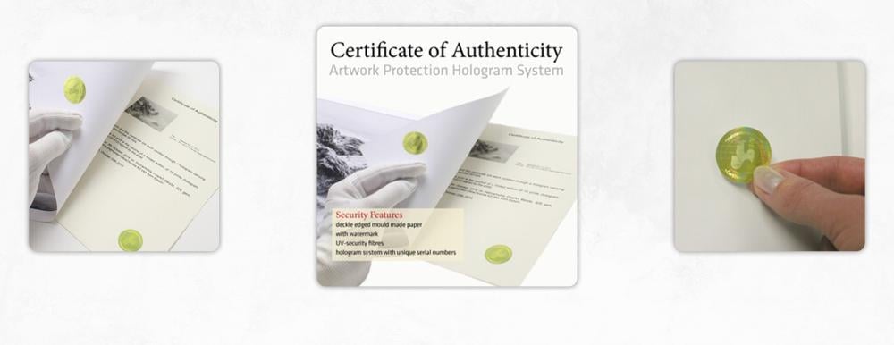 خدمة إصدار شهادة الأصالة للأعمال الفنية