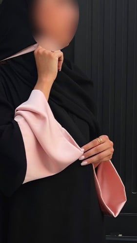 Two-tone -Baby Pink & Black