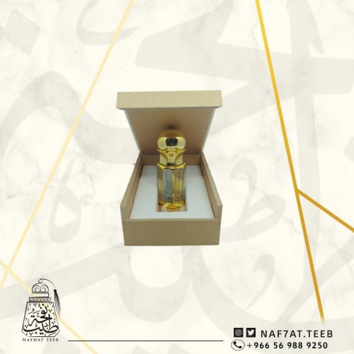 نص تولة كرستال زجاجي مسك العروس الفاخر