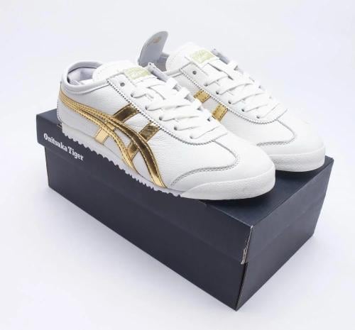 Onitsuka Tiger Mexico 66 White Rich Gold fit iqu