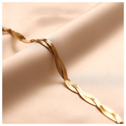 Braided Flat Snake Bracelet