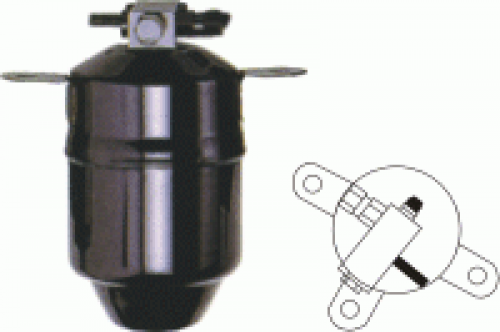 RECEIVER DRIER BMW E34 WITH VALVE No10152W  صفاية فريون بي ام دبليو