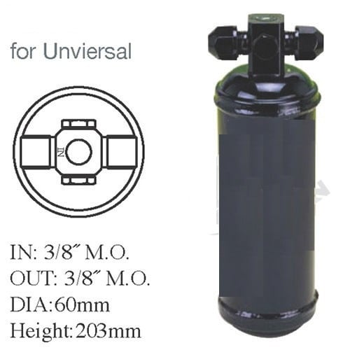 RECEIVER DRIER UNIVERSAL 3-8 O-RING W-2 PLUG No10038W  صفاية فريون