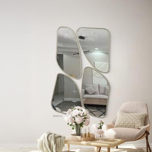 مرايا عصرية - مرايا غير منتظمة الشكل - مرايا - ديكور داخلي - ريشة ستور