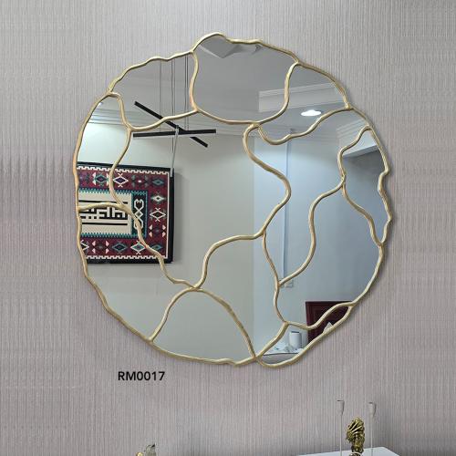 مرايا اطار خشب - مرايا دائري - مرايات - ديكور - متجر ريشة ستور