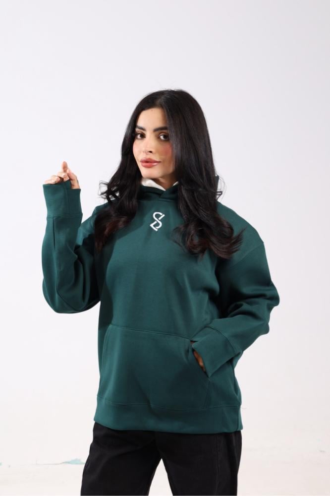 هودي دبل كاب اخضر