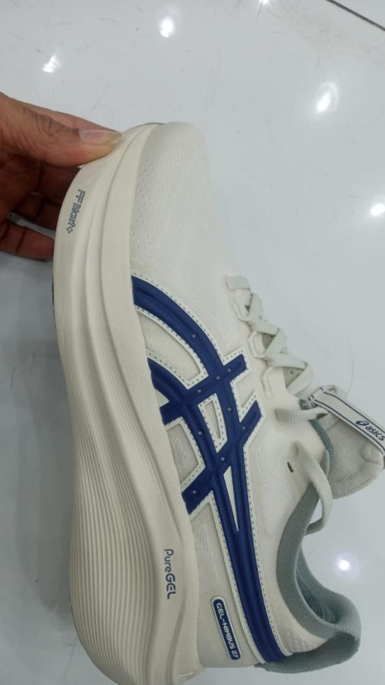 ASICS GEL-NIMBUS 27 BIRCH/INDIGO BLUE – Master Quality