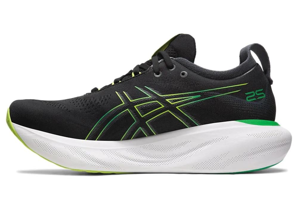 ASICS Gel-Nimbus 25 – Black/Lime Green
