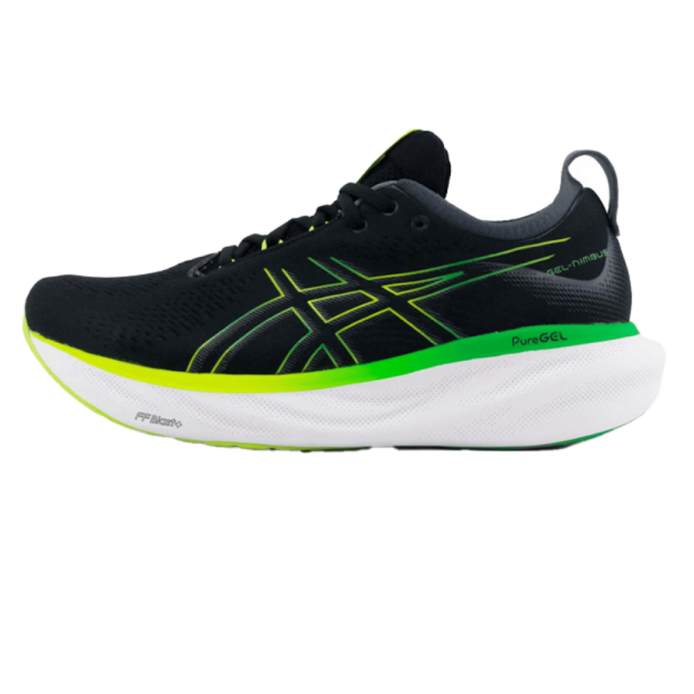 ASICS Gel-Nimbus 25 – Black/Lime Green