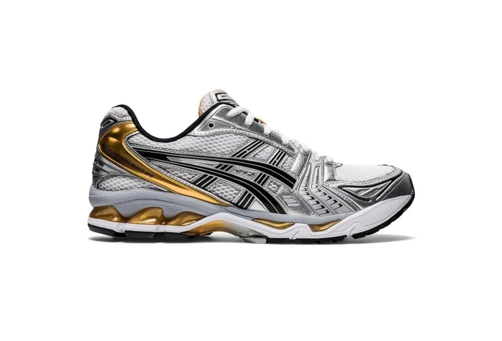 ASICS Gel-Kayano 14 – Silver/Black Gold