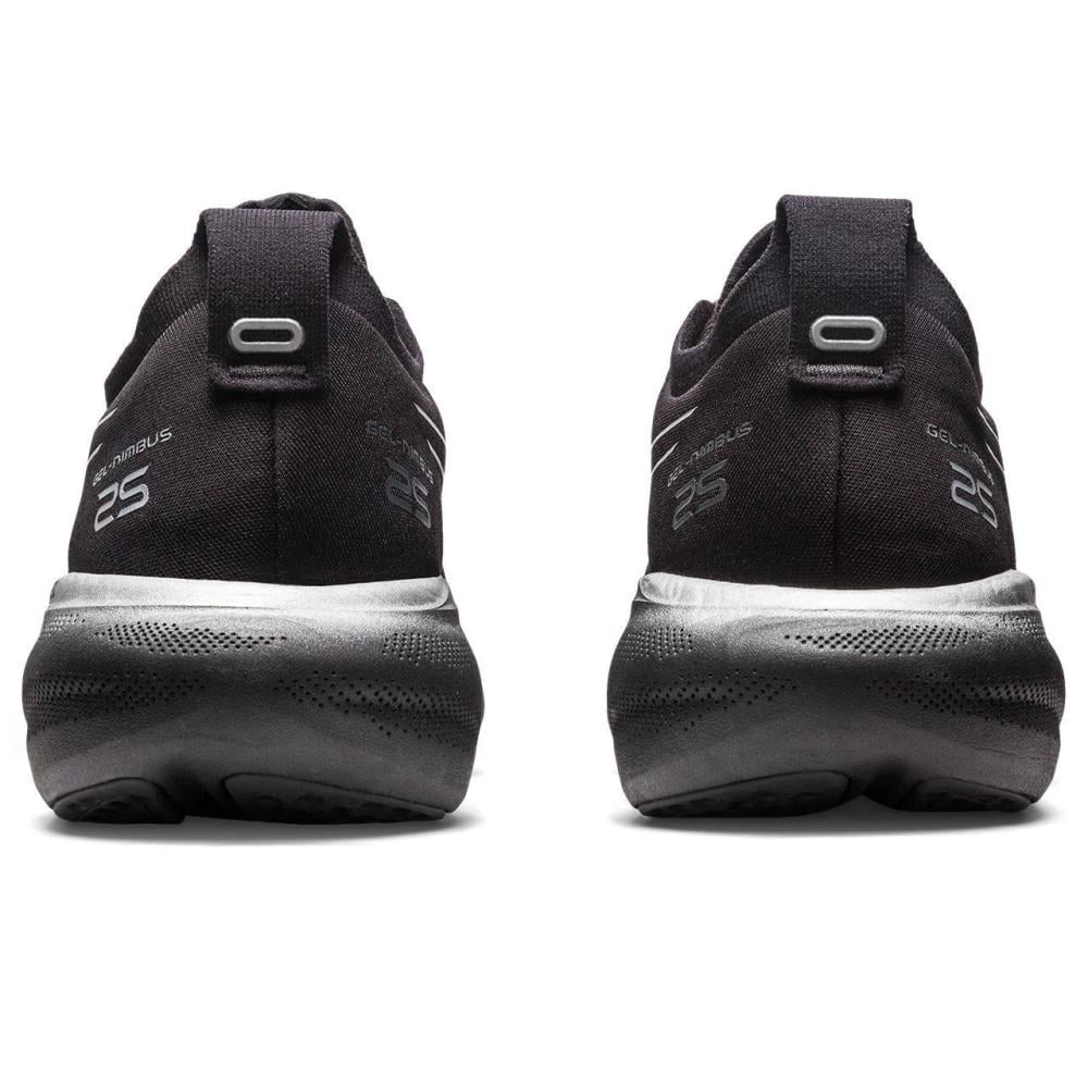 ASICS Gel-Nimbus 25 – Black/White with Teal Gradient