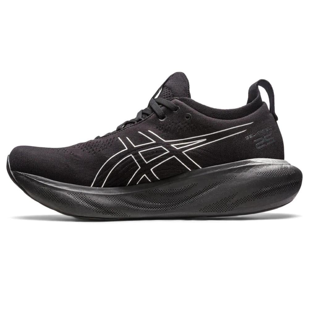 ASICS Gel-Nimbus 25 – Black/White with Teal Gradient