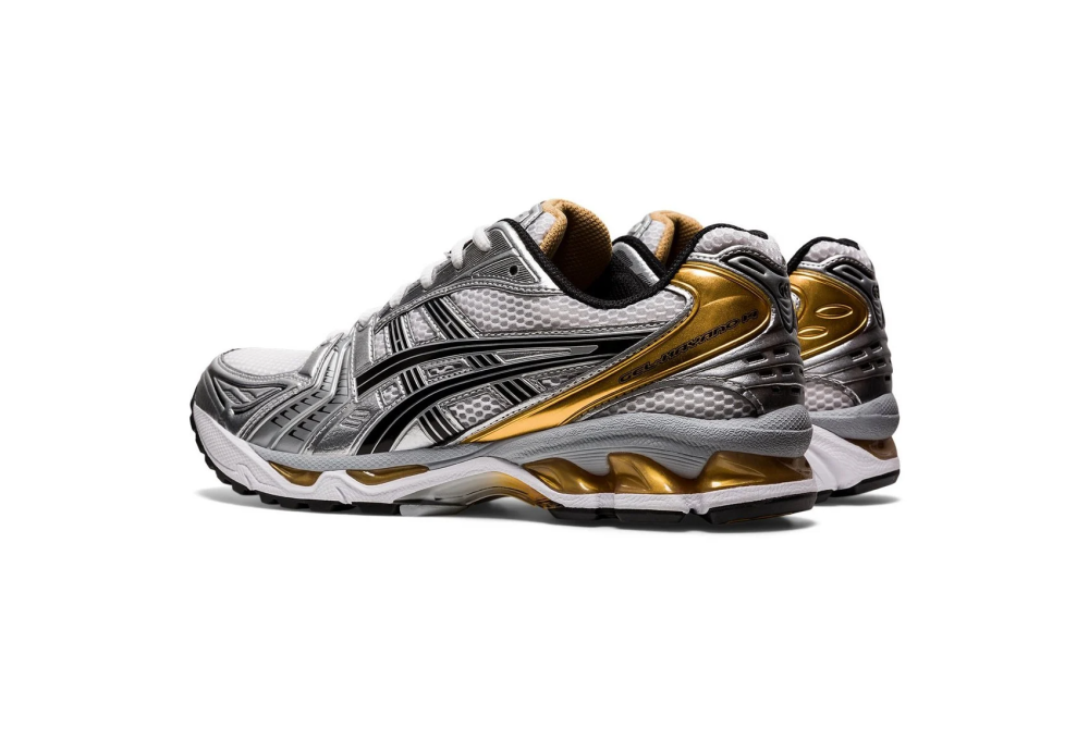 ASICS Gel-Kayano 14 – Silver/Black Gold