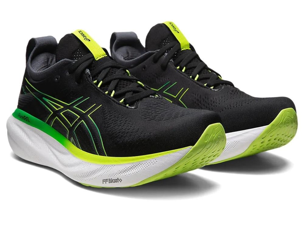 ASICS Gel-Nimbus 25 – Black/Lime Green