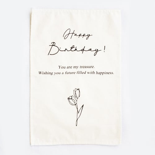 لوحة قماشية جدارية Happy Birthday