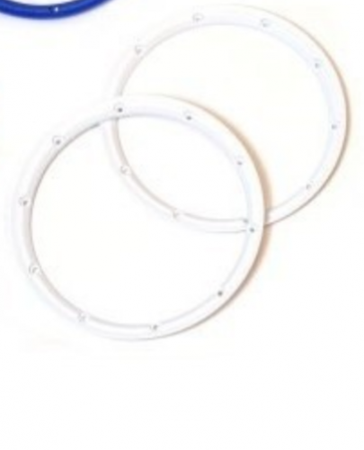 DDM Racing Inner Bite-Lock Rings - White