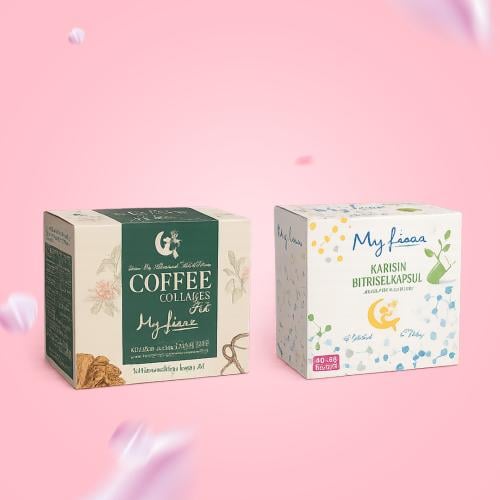 مجموعة النحافه من ماي ليزا قهوة وكبسولات