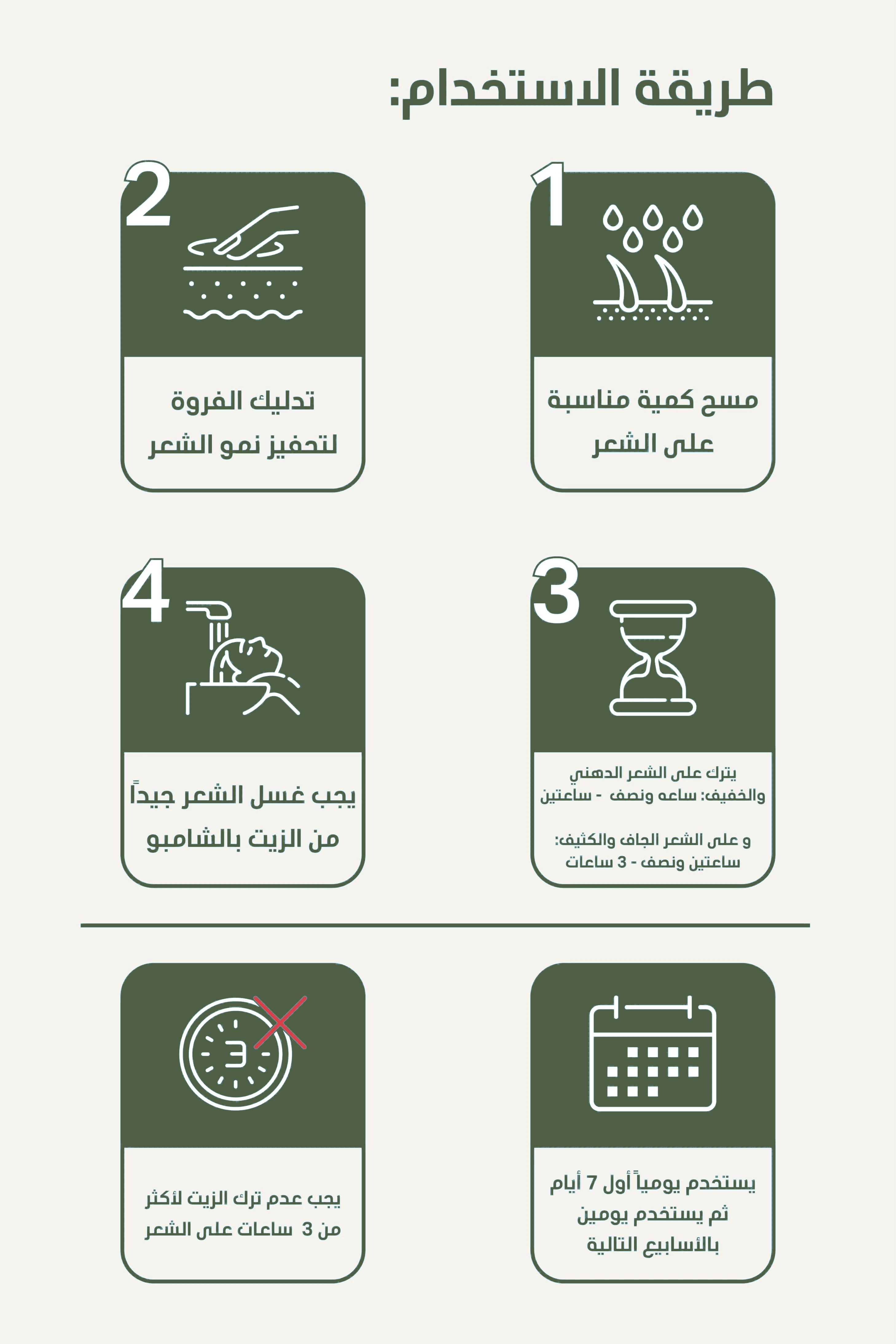 طريقة الاستخدام طريقة الاستخدام