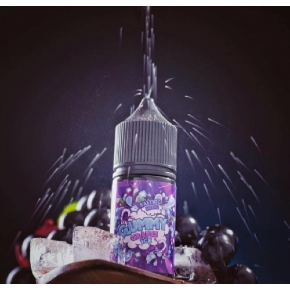 نكهة gummy grape ice salt