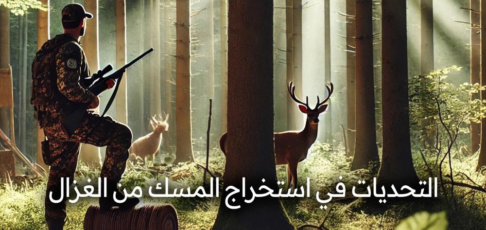 التحديات في استخراج المسك من الغزال