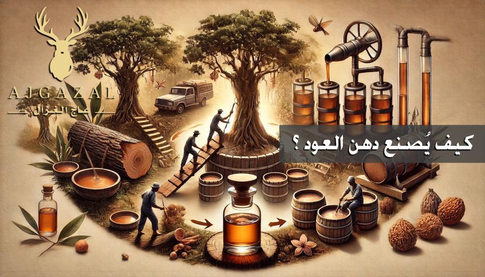 طريقة استخراج و صناعة دهن العود - الدليل الشامل