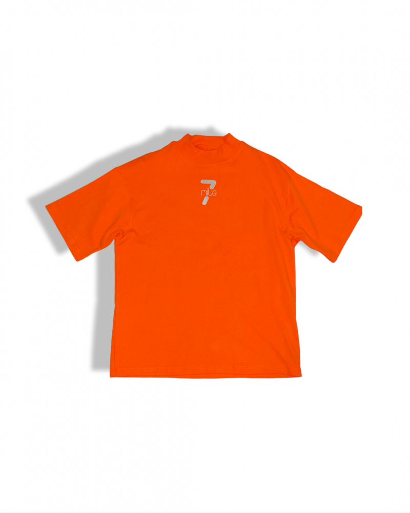 bright orange t shirt