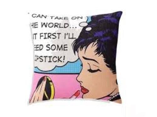 غطاء وساده مرآه فن البوب