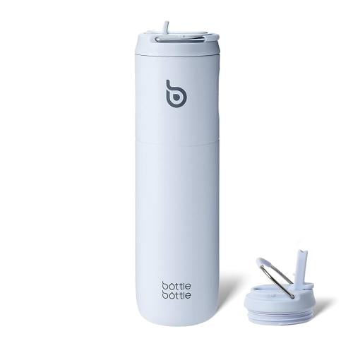 زجاجه ماء ازرق