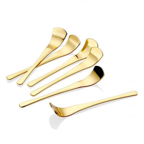 ملاعق شاي ذهبي