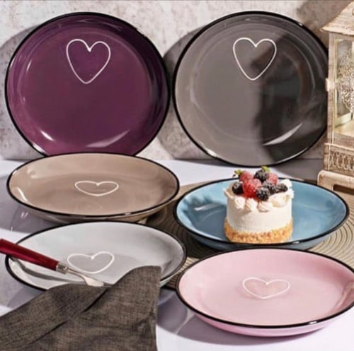 اطباق ملونه