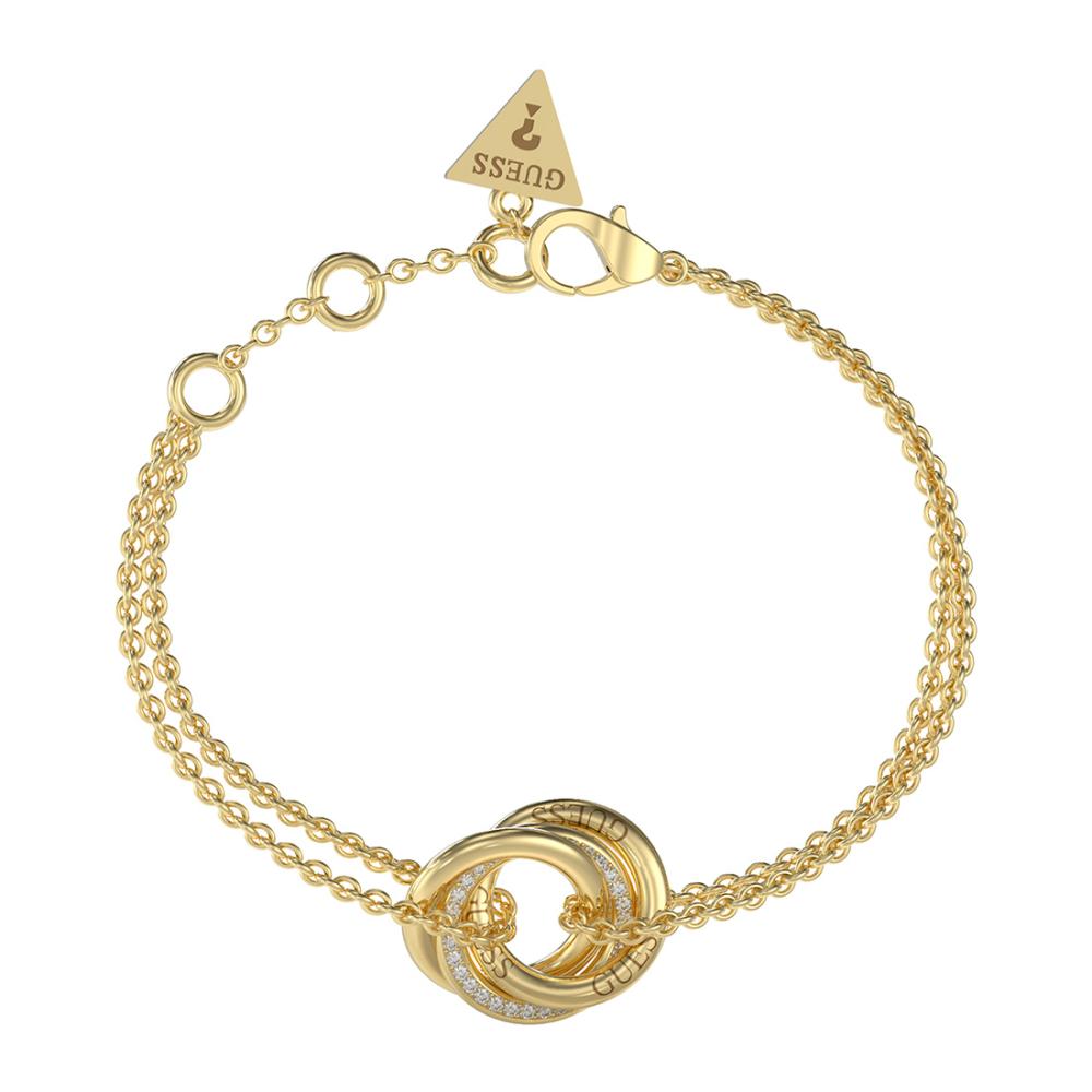 سوار نسائي باللون الذهبى من GUESS  - أصلى
