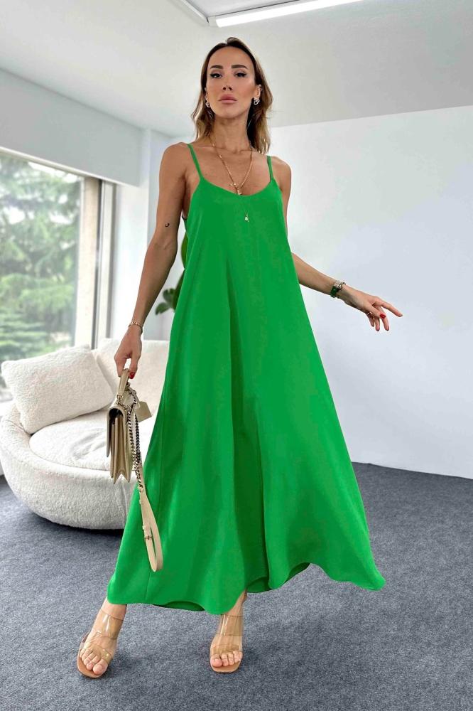 فستان جميل بطول كامل - Butikgardrop - تركي أصلي