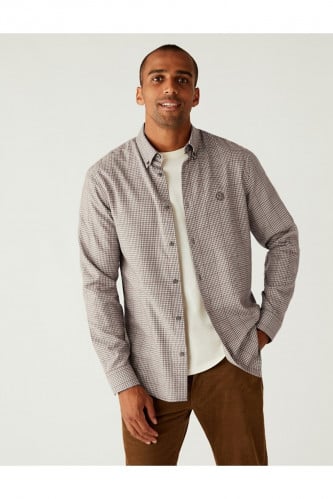 قميص مخطط بقصة عاديةMarks and spencer