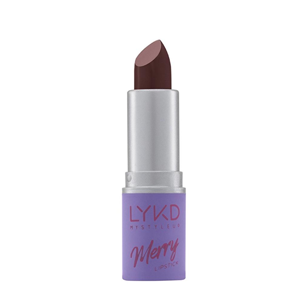 أحمر شفاه LYKD Merry 584 Light Mulberry - لون مطفي ثابت بتركيبة كريمية - gratis - تركي أصلي