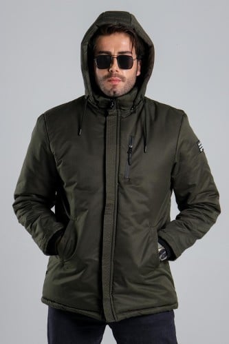 معطف رجالي زيتي من bytrend- أصلي