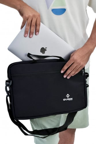حقيبة كمبيوتر محمول سوداء للجنسين من LOOP DESIGN
