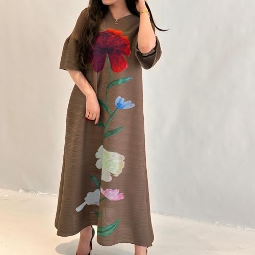 Flower Decorated Dress