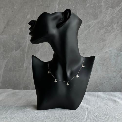 شوكر ذهب عيار 18 || رقة الزهور - Blossom Necklace