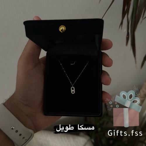 سلسال ذهب عيار 18 || على شكل مسكا - لمسة ناعمة